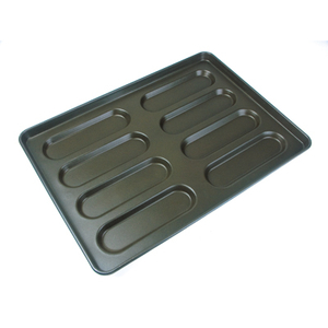 Commerecial Hot Dog Roll Tray Biscuit Bakery Bun Accessories Baking Pan Bakery Tools Non Stick Baking Tray Aluminum Bread Bakeware