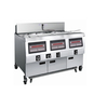 OFG-323 Comptuer Panel Gas Double Tanks Open Fryer (Three Tanks Six Baskets)