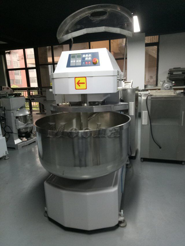 Commercial 240 Liters Spiral Dough Mixer 100KG Flour Kneading Machine