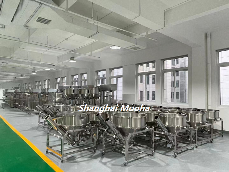 Detailed about Vibrating Round Screw Conveyor for packing machine